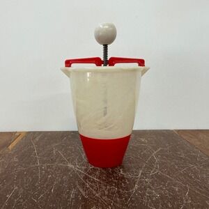 Vintage‎ 1950s Red White Plastic Popeil's Donut Maker